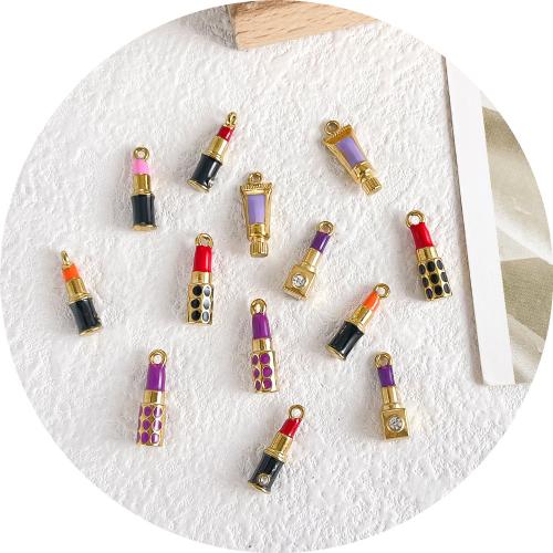 Colgantes de Acero Inoxidable, chapado, Bricolaje & diferentes estilos para la opción & esmalte, más colores para la opción, 10PCs/Bolsa, Vendido por Bolsa