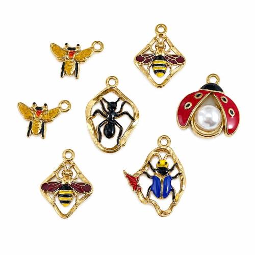 Stainless Steel Animal Pendants, plated, DIY & different styles for choice & enamel, more colors for choice, 10PCs/Bag, Sold By Bag