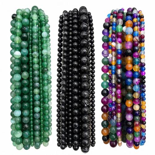 Natural Lace Agate Beads, Round, DIY & different size for choice, more colors for choice, Sold Per Approx 38 cm Strand