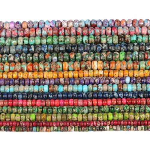 Gemstone Jewelry Beads, Impression Jasper, Abacus, DIY & different size for choice, more colors for choice, Sold By Strand
