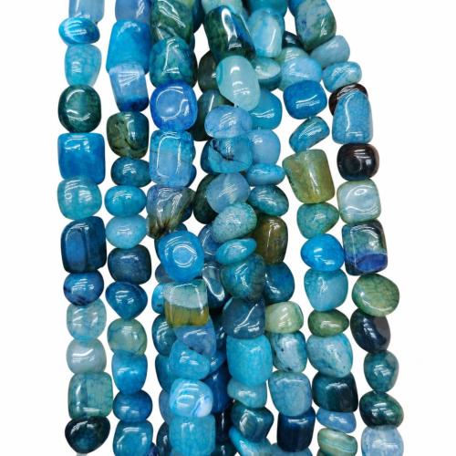 Agate Jewelry Beads, irregular, DIY, more colors for choice, 10x12mm, Sold Per Approx 38 cm Strand