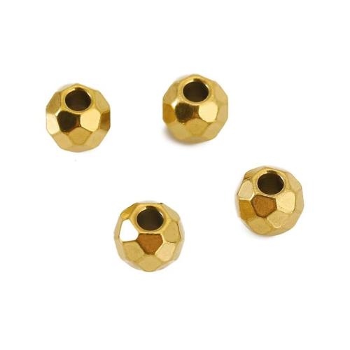 Stainless Steel Spacer Beads, 304 Stainless Steel, Round, Vacuum Ion Plating, DIY & faceted, more colors for choice, Sold By PC