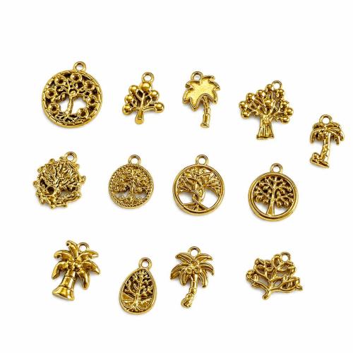 Stainless Steel Pendants, 304 Stainless Steel, Tree, gold color plated, DIY & different styles for choice, Sold By PC