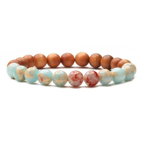 Koreite Bracelet, with Bodhi & Shell & Wood, handmade, different styles for choice & for woman & with rhinestone, Length:Approx 18.5 cm, Sold By PC