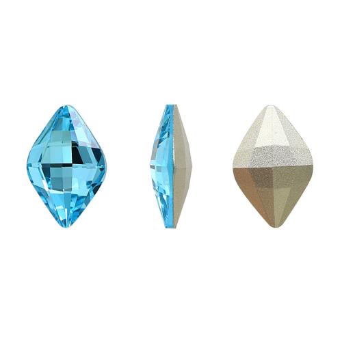 3D Nail Art Decoration, Glass Rhinestone, Conch, DIY & faceted, more colors for choice, 19x12mm, 24PCs/Bag, Sold By Bag