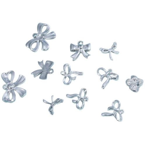 Stainless Steel Pendants, 304 Stainless Steel, Bowknot, DIY & different styles for choice, original color, Sold By PC