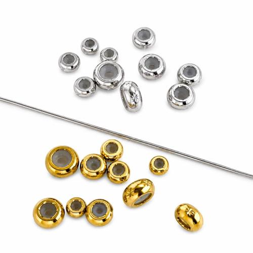 Stainless Steel Spacer Beads, 304 Stainless Steel, plated, DIY & different size for choice, more colors for choice, Sold By PC