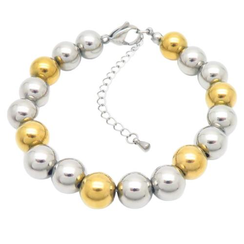 304 Edelstahl Armband, rund, plattiert, unisex & verschiedene Größen vorhanden, verkauft von PC