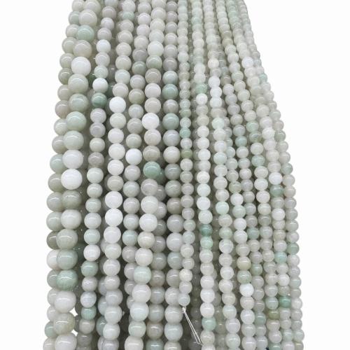 Gemstone Jewelry Beads, She Taicui, Round, DIY & different size for choice, Sold Per Approx 38 cm Strand