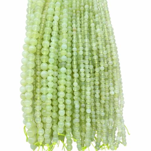Natural Jade Beads, Jade New Mountain, Round, DIY & different size for choice, Sold Per Approx 38 cm Strand