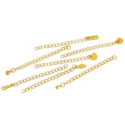 Extender Edelstahlkette, 304 Edelstahl, DIY & verschiedene Stile für Wahl, verkauft von PC
