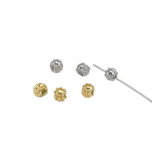 Edelstahl-Distanzscheiben-Korn, 304 Edelstahl, plattiert, DIY, keine, 4x4mm, verkauft von PC