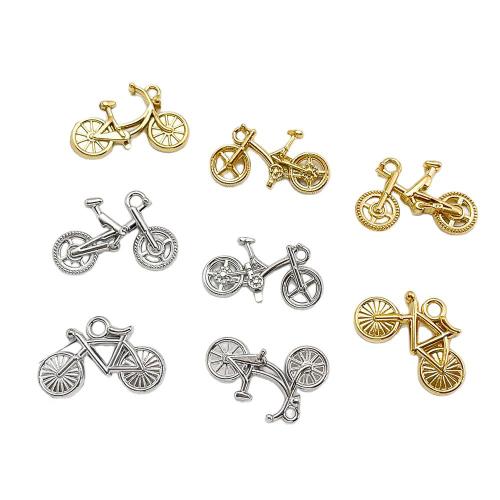 Stainless Steel Pendants, 304 Stainless Steel, Bike, plated, DIY & different styles for choice, more colors for choice, 10PCs/Bag, Sold By Bag