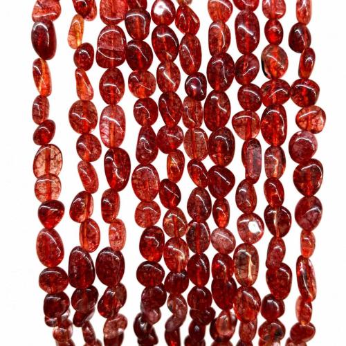 Natural Quartz Jewelry Beads, Nuggets, polished, DIY, more colors for choice, 6x8mm, Sold Per Approx 37 cm Strand