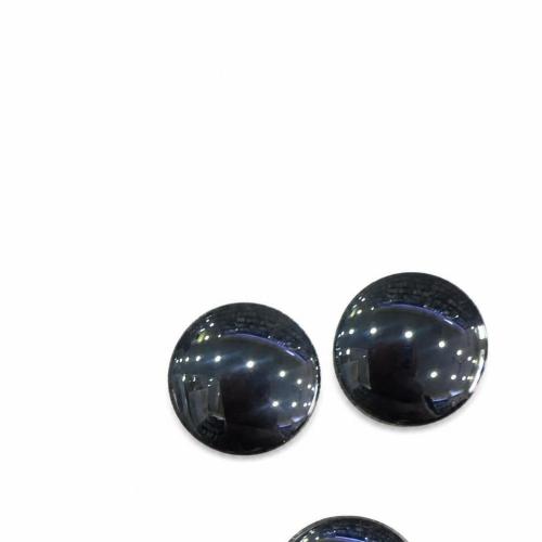 Non- magnetische Hämatit flache Hinterseite Cabochon, flache Runde, DIY & verschiedene Größen vorhanden, verkauft von PC