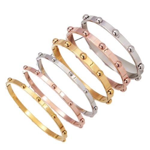 Brazalete del acero inoxidable, acero inoxidable 304, chapado, Joyería & para mujer, más colores para la opción, Vendido por UD