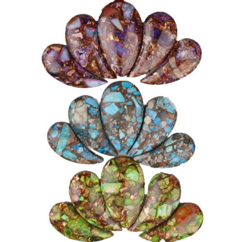 Colgantes Jasper Imperial, Jaspe Impresión, Pétalos, Bricolaje, más colores para la opción, 5PCs/Sarta, Vendido por Sarta
