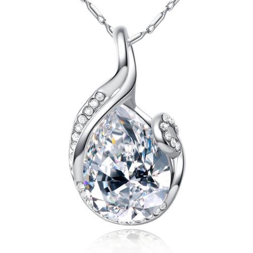 Tibetan Style Pendant, with Crystal, for woman & with rhinestone, more colors for choice, earring size 11x17mm, pendent size 17x32mm, Length:Approx 40 cm, Sold By PC