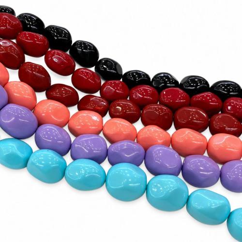 Peties perles de la mer du sud, Shell Pearl, vernis au four, DIY & facettes, plus de couleurs à choisir, 12x15mm, Vendu par Environ 40 cm brin