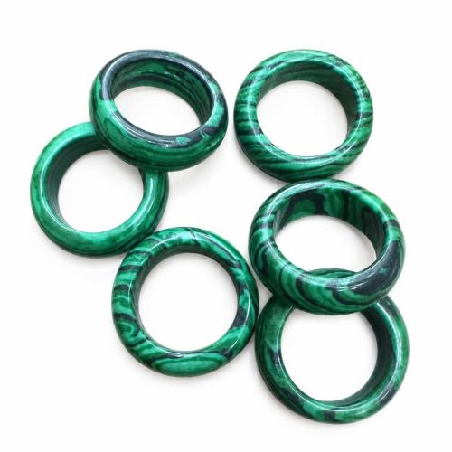 Malachite Pendants, Donut, DIY & different size for choice, Sold By PC