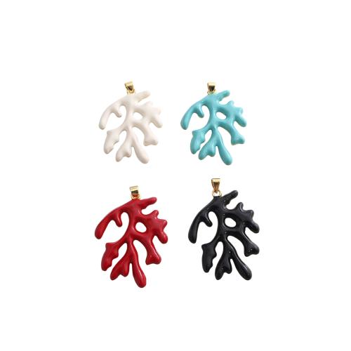 Brass Jewelry Pendants, gold color plated, DIY & enamel, more colors for choice, 42x29x4mm, Sold By PC