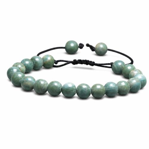 Gemstone Bracelet, handmade, Unisex & adjustable, more colors for choice, beads size 8mm, Length:Approx 7-10 Inch, Sold By PC