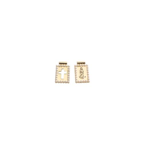 Brass Jewelry Pendants, gold color plated, DIY & different styles for choice & hollow, 22x13x3mm, Sold By PC