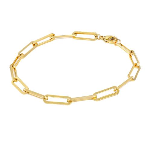 316L Stainless Steel Bracelet, Vacuum Ion Plating, fashion jewelry & for woman, more colors for choice, Length:Approx 18 cm, Sold By PC