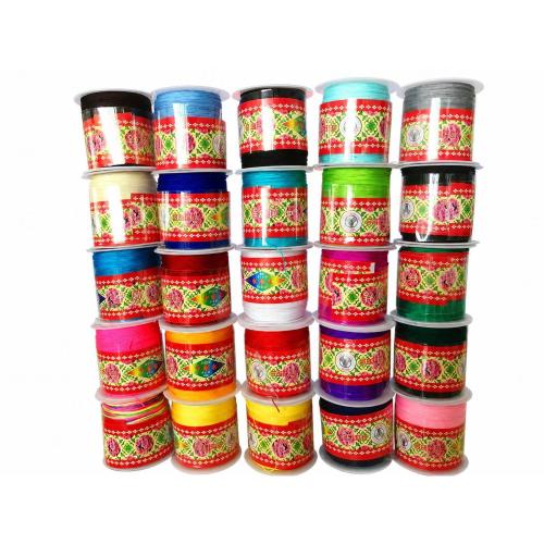Sewing Thread, Knot Cord, DIY, more colors for choice, 1mm, Approx 230m/Spool, Sold By Spool