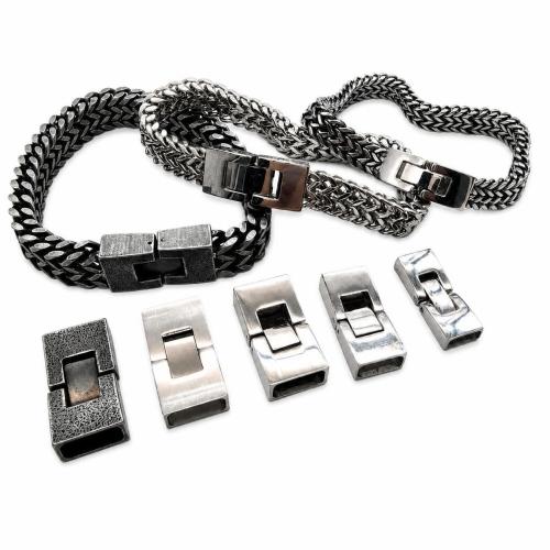 Stainless Steel Jewelry Clasp, 304 Stainless Steel, DIY & different size for choice, more colors for choice, Sold By PC