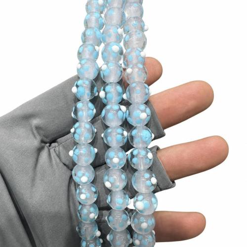 Bumpy Lampwork Beads, DIY, more colors for choice, 10mm, Sold By PC