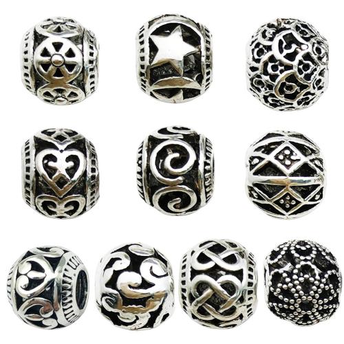 Tibetan Style Hollow Beads, plated, vintage & DIY & different styles for choice, Sold By PC