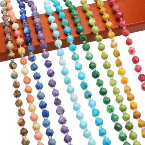 Impression Jasper Beads, polished, DIY & faceted, more colors for choice, 7mm, Approx 21PCs/Strand, Sold Per Approx 20 cm Strand