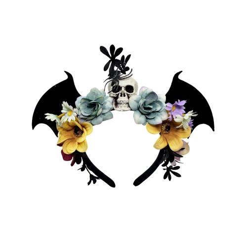 Cloth Hair Band, Bat, handmade, Halloween Design & for woman, more colors for choice, 230x280mm, Sold By PC