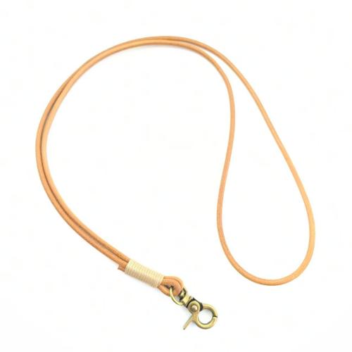 Cowhide Hanging Lanyard, DIY & different styles for choice, Sold By PC