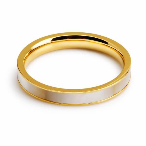 304 Stainless Steel Finger Ring, gold color plated, different size for choice & for woman, US Ring Size:5-9, Sold By PC