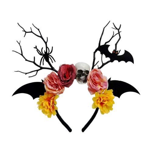 Stoff Haarband, mit Kunststoff, Fledermaus, handgemacht, Design für Halloween & für Frau, keine, 280x320mm, verkauft von PC