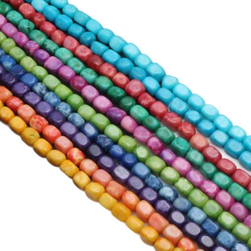 Gemstone Beads, Nuggets, DIY, more colors for choice, 5x7mm, Approx 52PCs/Strand, Sold By Strand