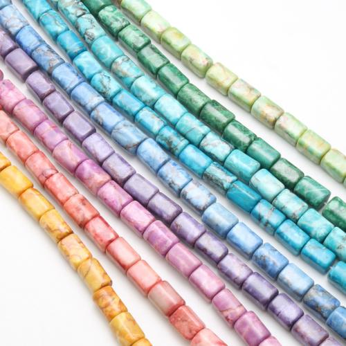 Impression Jasper Beads, DIY, more colors for choice, 10x8x13mm, Approx 19PCs/Strand, Sold By Strand
