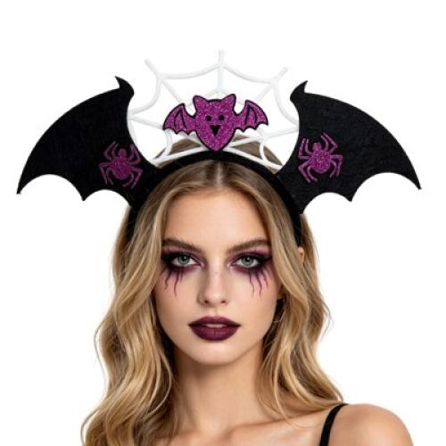 Cloth Hair Band, Bat, handmade, Halloween Design & for woman, more colors for choice, 210x270mm, Sold By PC