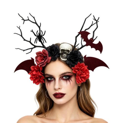 paño Banda de pelo, con Plástico, Bate, hecho a mano, Diseño de Halloween & para mujer, más colores para la opción, 280x320mm, Vendido por UD