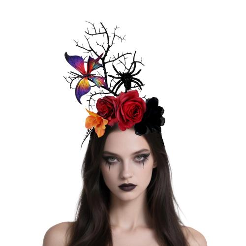 paño Banda de pelo, hecho a mano, Diseño de Halloween & para mujer, más colores para la opción, 300x160mm, Vendido por UD