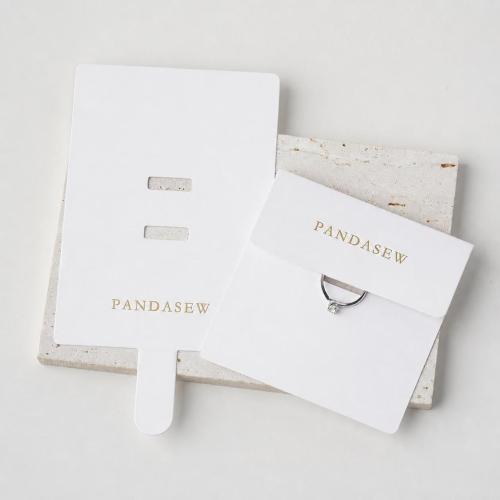 Paper Finger Ring Card, DIY, more colors for choice, 80x80mm, Sold By PC