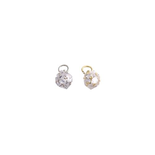Cubic Zirconia Micro Pave Brass Pendants, plated, DIY & micro pave cubic zirconia, more colors for choice, 14x7x7mm, Sold By PC
