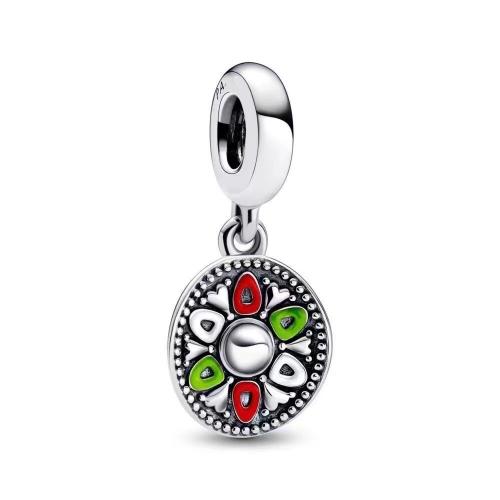 European Style Tibetan Style Dangle Beads, plated, DIY & different styles for choice & enamel & with rhinestone, 18mm, Sold By PC