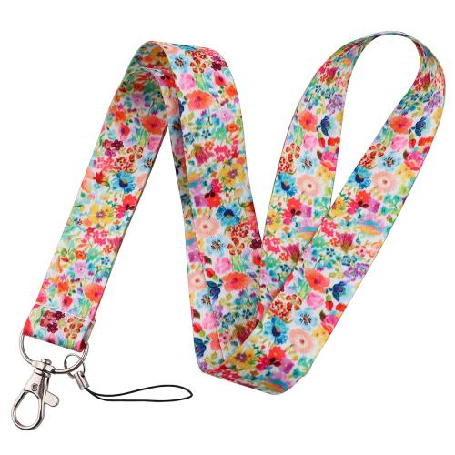 Lanière de téléphone portable, Fibre de polyester, Impression, unisexe, plus de couleurs à choisir, 450x25mm, Vendu par PC