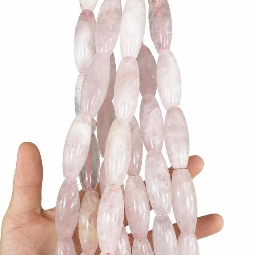 Natural Rose Quartz Beads, DIY, 18x45mm, Sold Per Approx 38 cm Strand