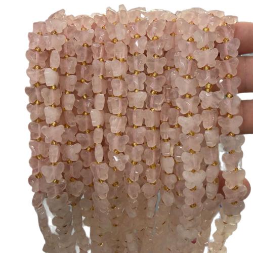 Perles bijoux en pierres gemmes, pierre gemme, papillon, poli, DIY & différents matériaux pour le choix & facettes, 8x10mm, Trou:Environ 3.5mm, Environ 38PC/brin, Vendu par brin