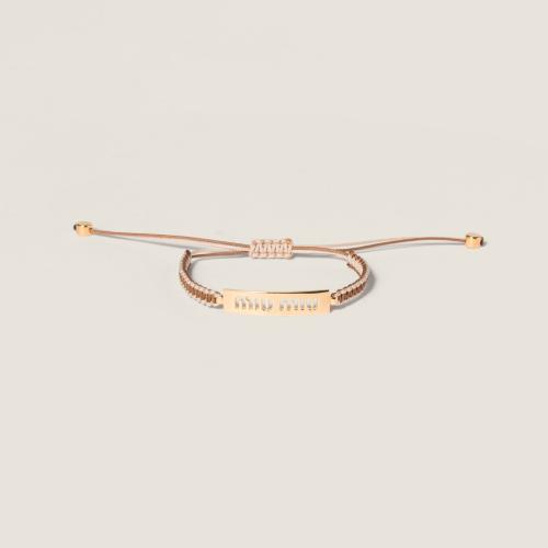 coton bracelet, avec alliage de zinc, Lettre d’alphabet, tressé & pour femme, plus de couleurs à choisir, Longueur:Environ 21 cm, Vendu par PC