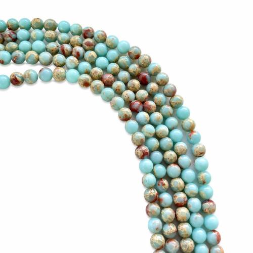 Perles bijoux en pierres gemmes, Shoushan Stone, Rond, poli, DIY & normes différentes pour le choix, Vendu par Environ 38 cm brin